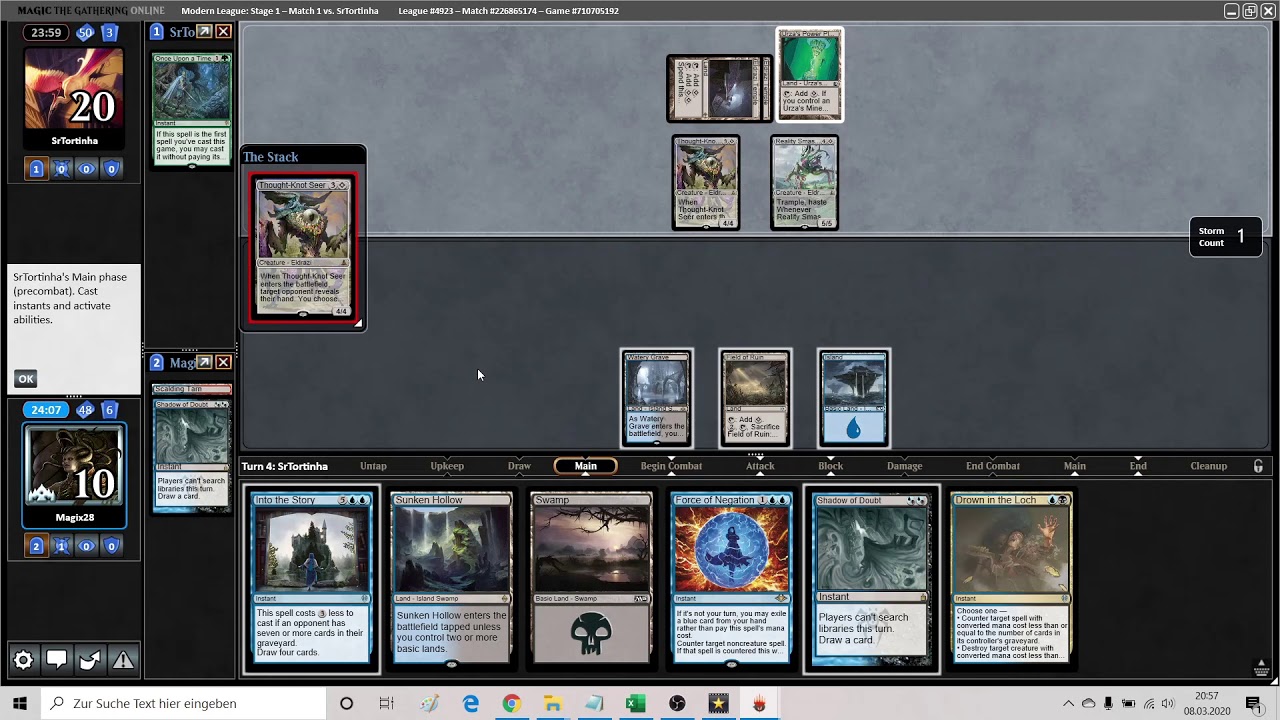 Magic Online - Modern League: UB Control 1st Run