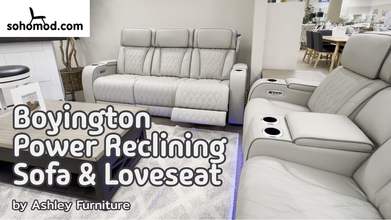 Boyington Luxury Power Reclining Home Theater Seating Set with LED Lights & Console