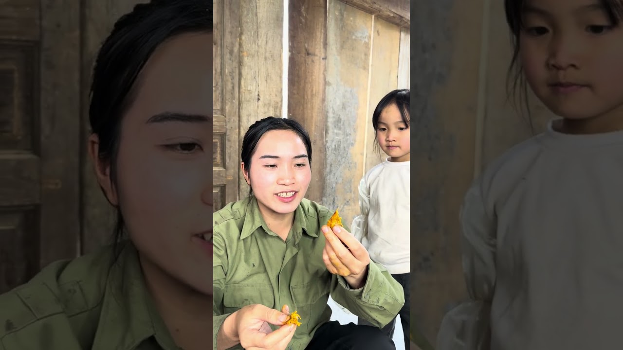 Quả cọ #trieuthimay #cuộcsốnghàngngày #cuộcsốngmiềnnúi 