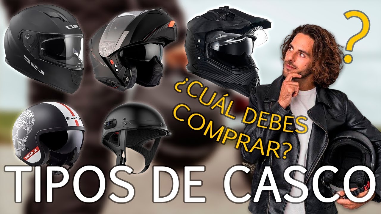 🪖 TIPOS de CASCO de MOTO: CUÁL DEBES COMPRAR? 🤔