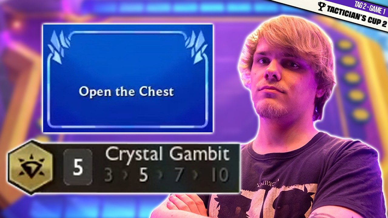 Diese Crystal Gambit Runde ist INSANE! | TFT Tactician's Cup 2 Tag 2 Game 1
