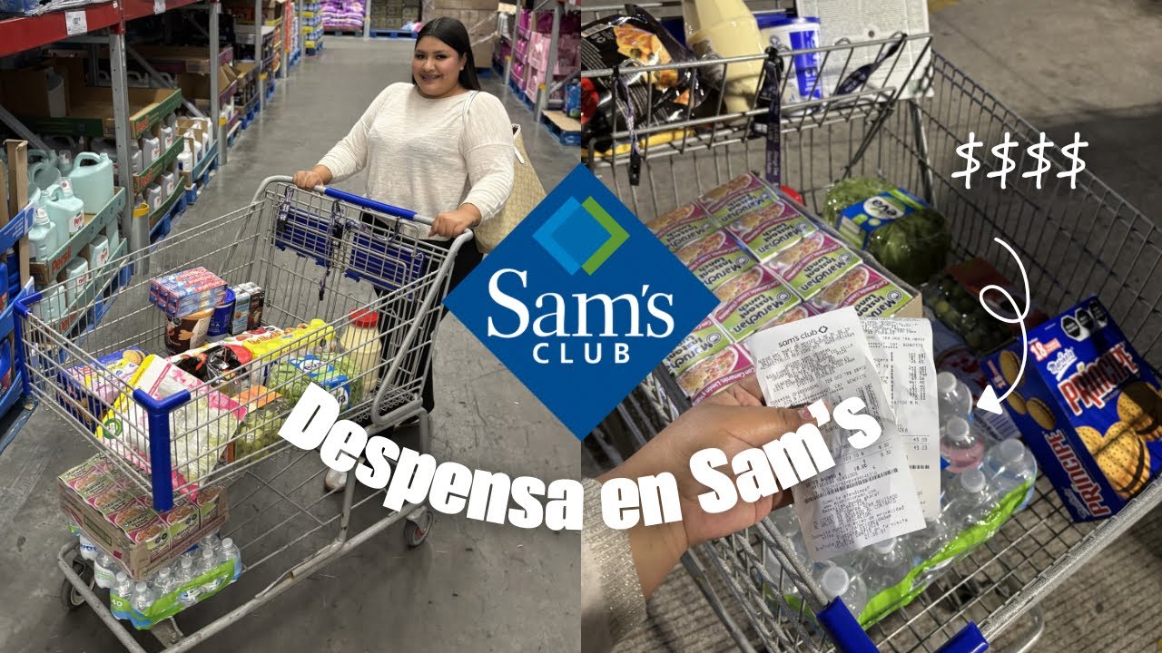 DESPENSA EN SAM’S🛒💙 ¿Cuánto gaste?😱💸 Laura Guevara 
