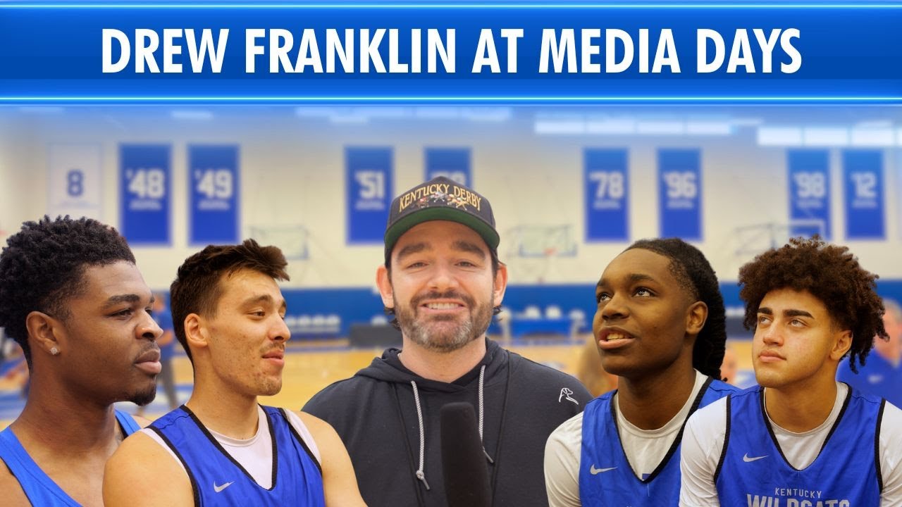 Drew Franklin asks the tough questions at Kentucky basketball media day