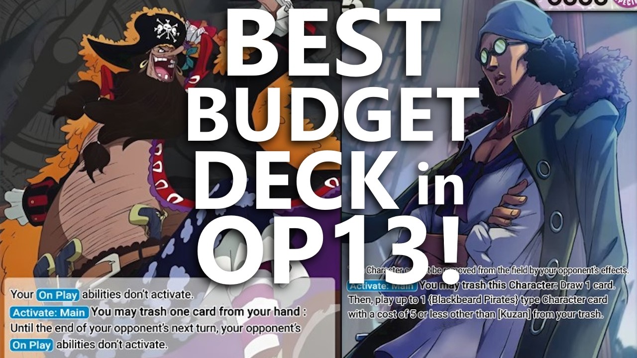 The ULTIMATE Control Deck! | OP13 Blackbeard Deck Profile (One Piece TCG)