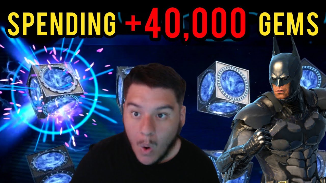 Spending +40,000 Gems Trying To Get Arkham Knight Batman!!! (GONE WRONG) - Injustice 2 Mobile