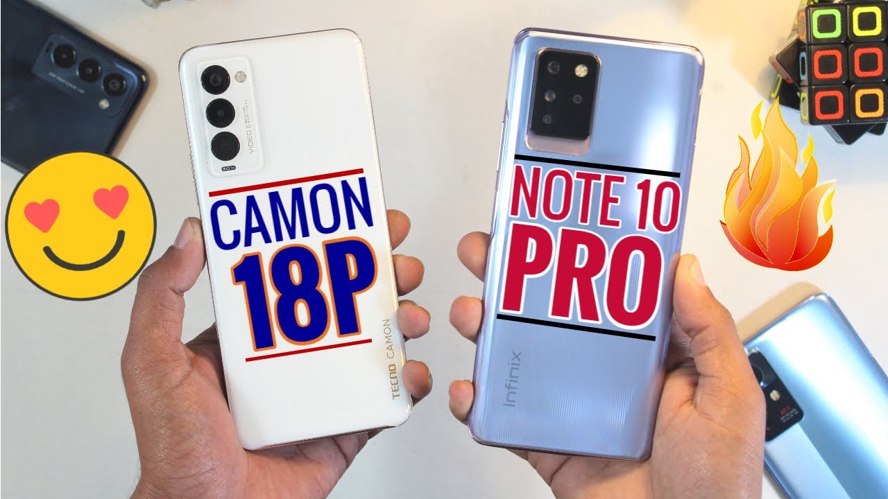 Tecno Camon 18P Vs Infinix Note 10 Pro | G96 Vs G95😈