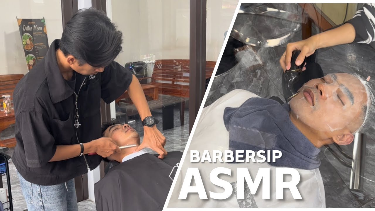 ASMR Beard & Mustache Trimming with Relaxing Head Massage |#asmr #sleep #relaxing #massage #calm 