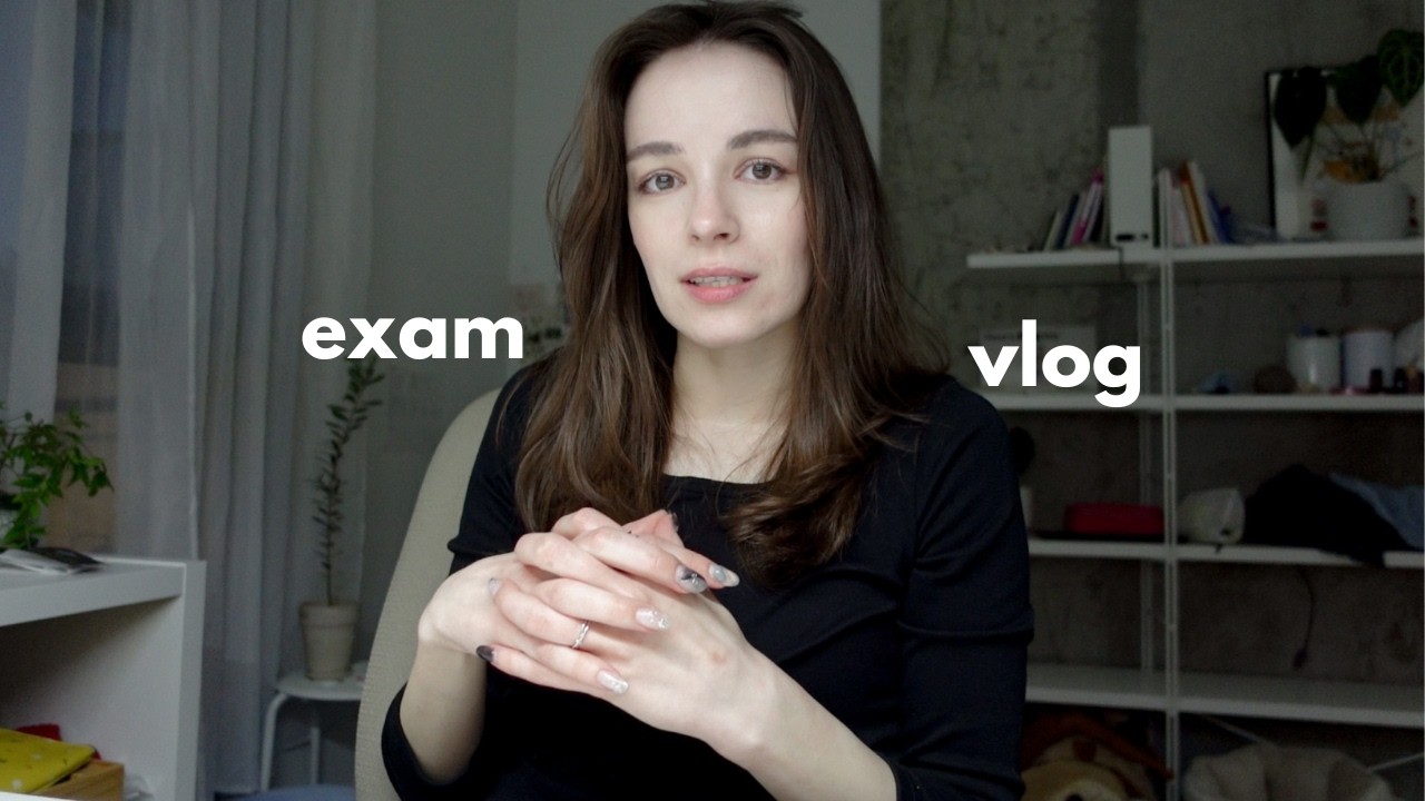 Учебный видеоблог 👩🏻‍💻 хаотичная и реалистичная неделя промежуточного экзамена по инженерии