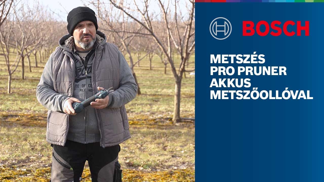 Metszés Pro Pruner akkus metszőollóval