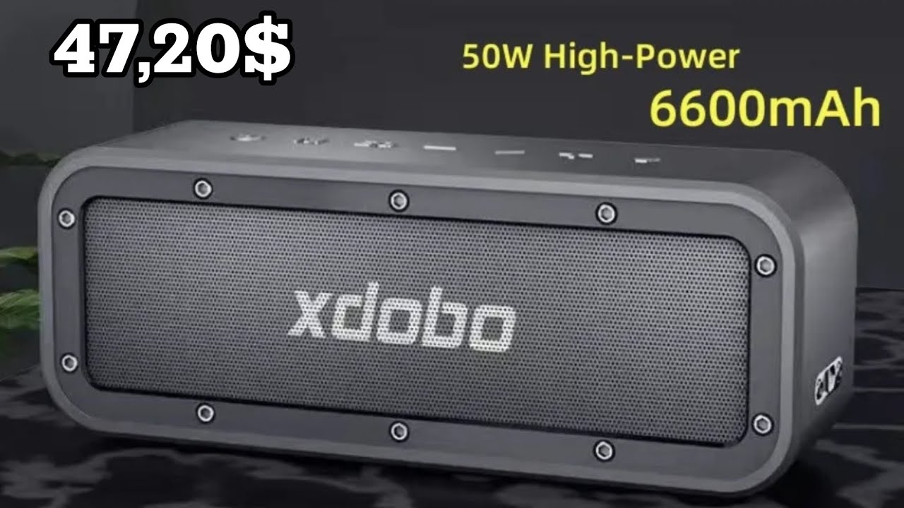 Портативная Bluetooth-Колонка XDOBO wake1983 , 50 Вт, мощный сабвуфер, водонепроницаемая ipx7