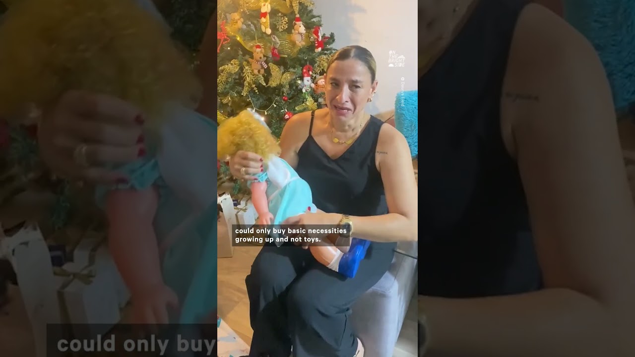 Parents Gift Adult Children With Toys for Christmas
