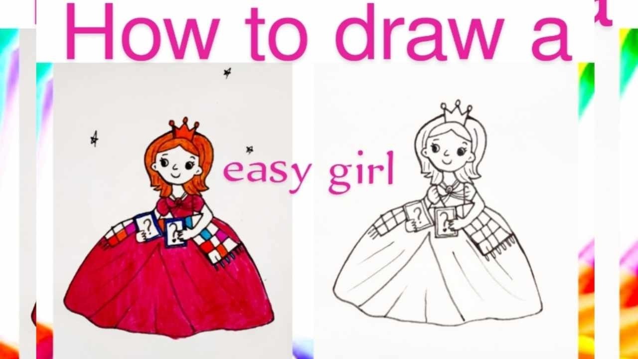Easy girl darwing for beginners|Easy girl darwing sketch #girl