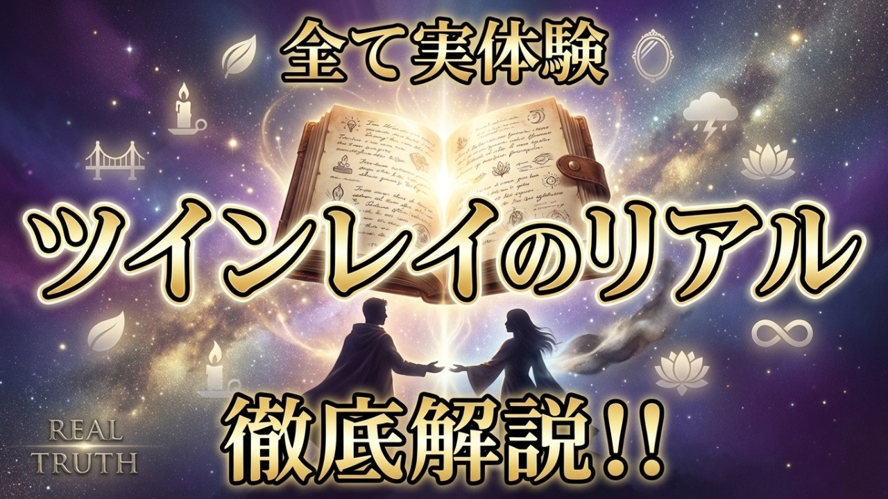 【実体験で回答】ツインレイのリアルを徹底解説‼️みんなが知りたい真実の全て