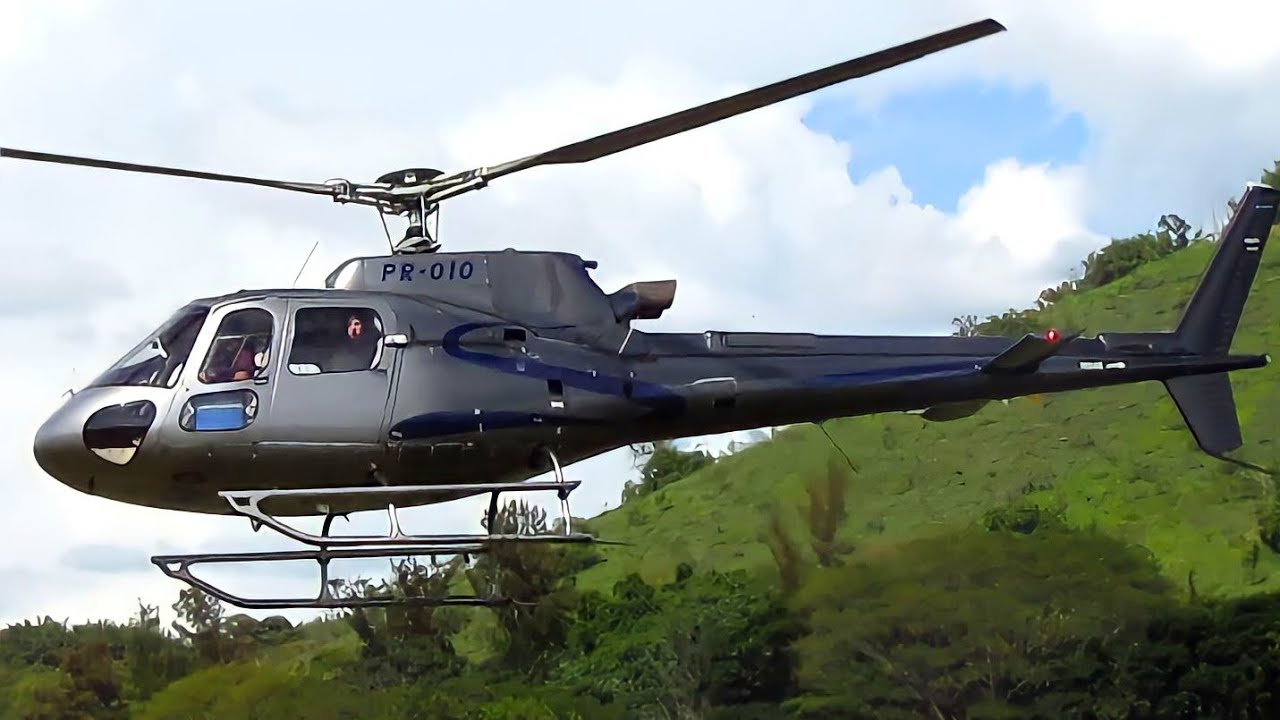 H125 - PR-OIO - do comandante Rômulo do canal voando comigo - decolagem da helibras em Itajubá