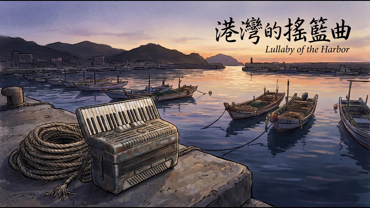 1 Hour Accordion Music | Taiwan 🇹🇼 | 4K | Lullaby | Meditation, Relax, Sleep, and Reading | BGM