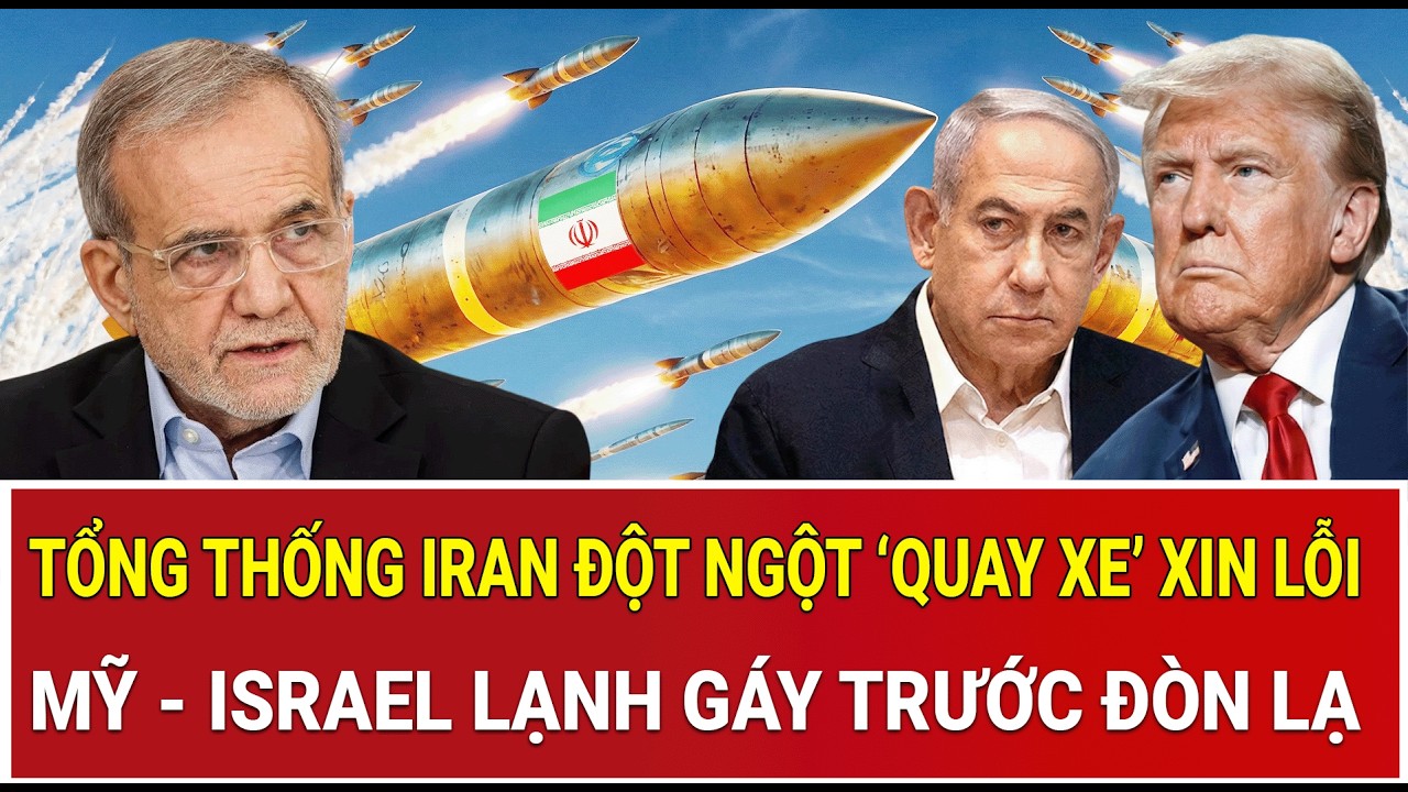 Tâm điểm thế giới 8/3: Tổng thống Iran đột ngột ‘quay xe’ xin lỗi, Mỹ - Israel lạnh gáy trước đòn lạ