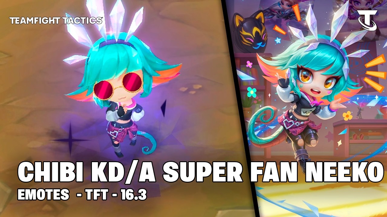 CHIBI K/DA SUPER FAN NEEKO - YOU CAN CLONE!! | TFT 16.3
