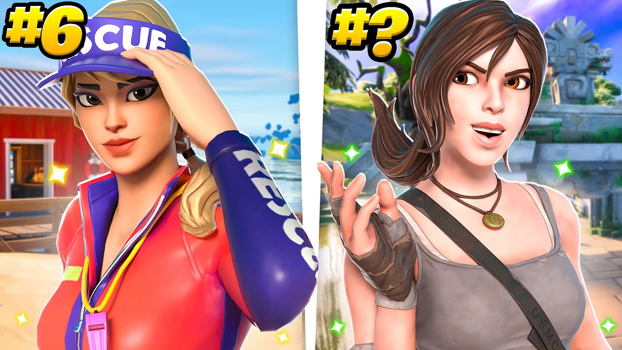 25 TRYHARD Battle Pass Skins (Fortnite)