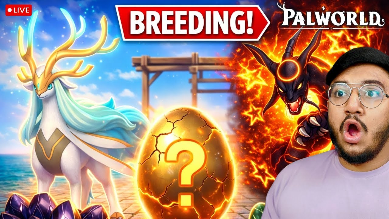 Best Breeding in Palworld | Catching New Pals  Live –DARKZY GAMING #gamingseries