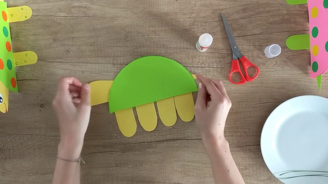 Cute paper turtle craft - you will be done in 5 minutes!