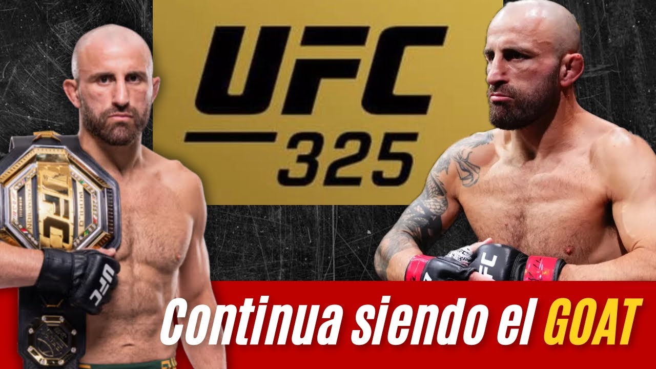 ✅UFC 325: ALEXANDER VOLKANOVSKI Defiende su título exitosamente🔥