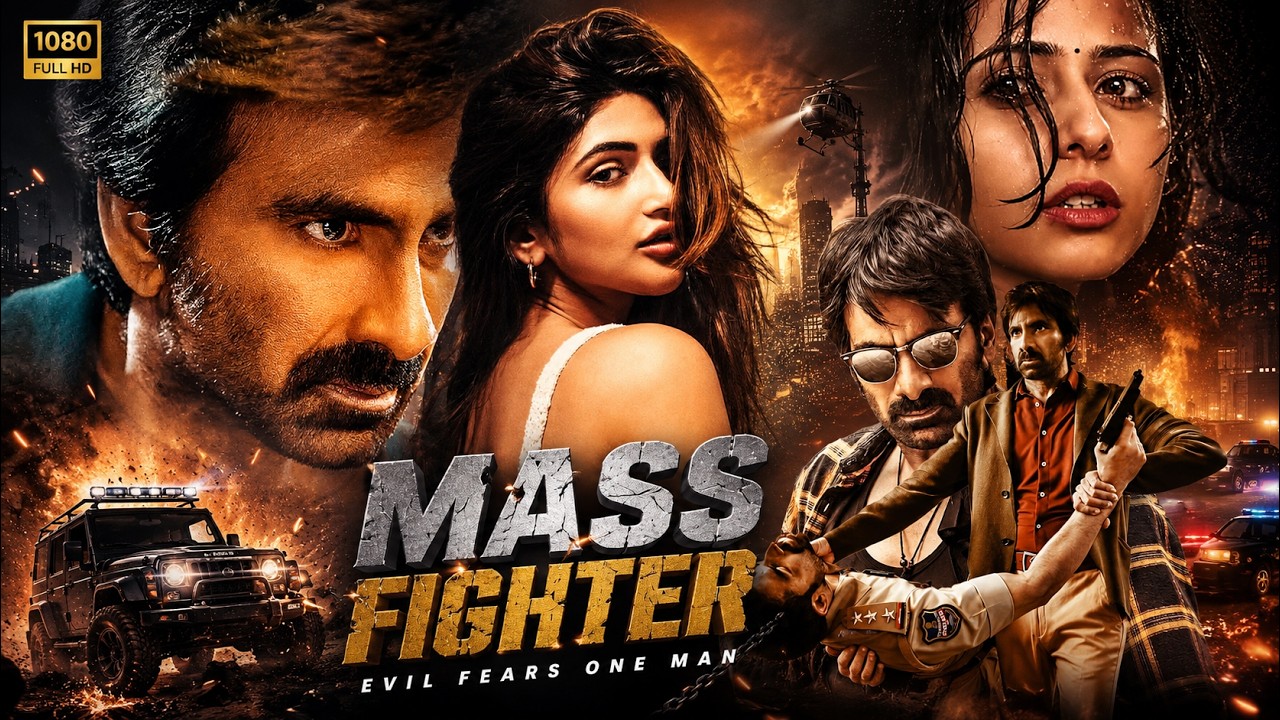 Mass Fighter Full Movie In Hindi | Ravi Teja, Sreeleela  | South Action Crime Mystery Thriller Movie