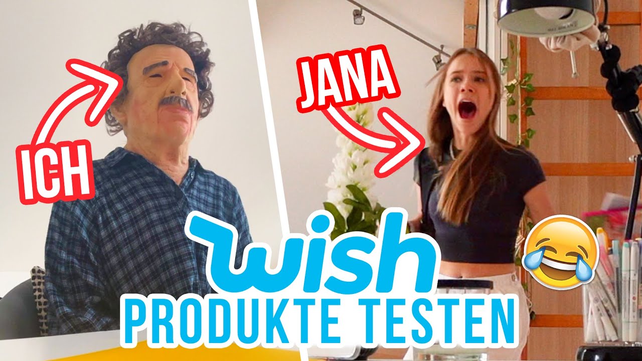Ich pranke Jana SO GUT 😂 Eure Wish Produkte testen