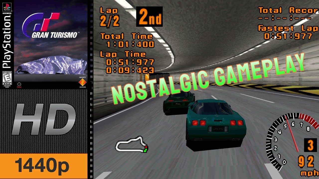 Gran Turismo (PlayStation 1) - Full Game Intro | Gameplay | Upscaled HD