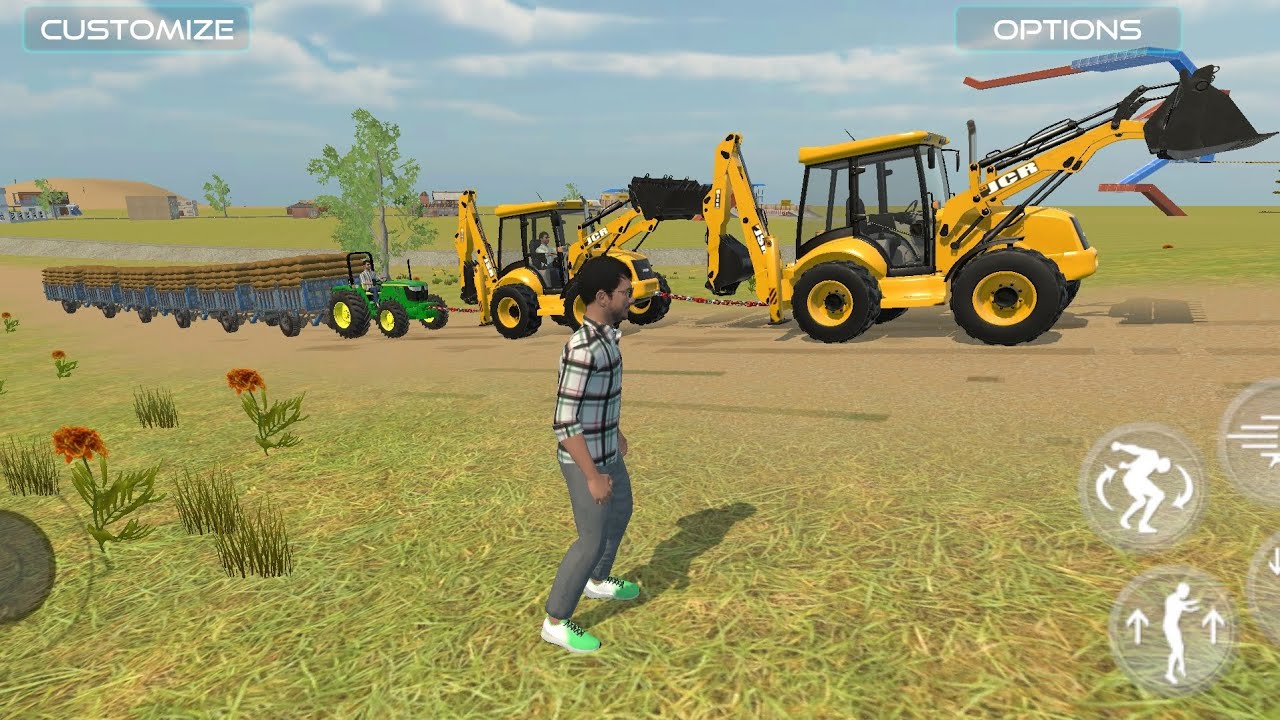 John Deere tractor Ne khinchi 6 trolley tractor #trecter #games #gamer #viralvideo  #game