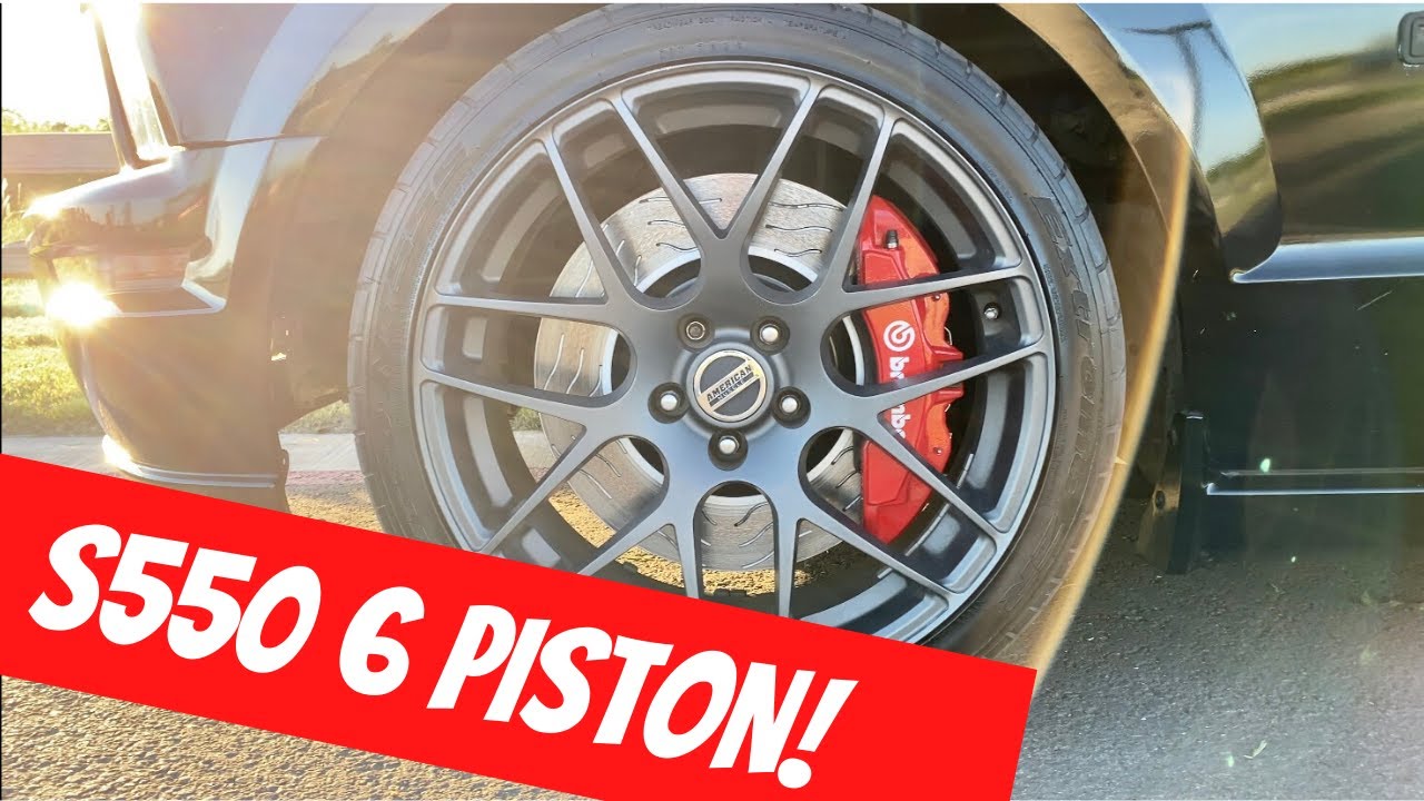 Как установить 6-поршневые тормоза S550 на S197 — самый дешёвый BBK