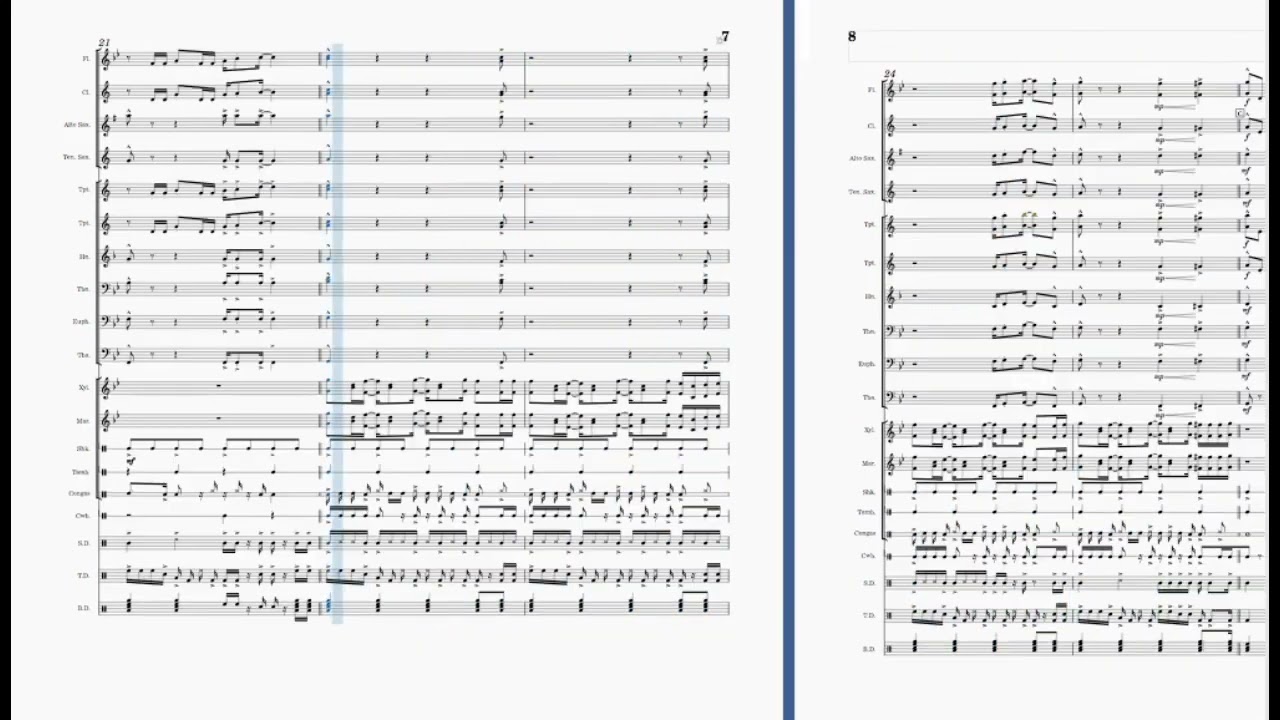 Conga Marching Band (Full Score sheet music)