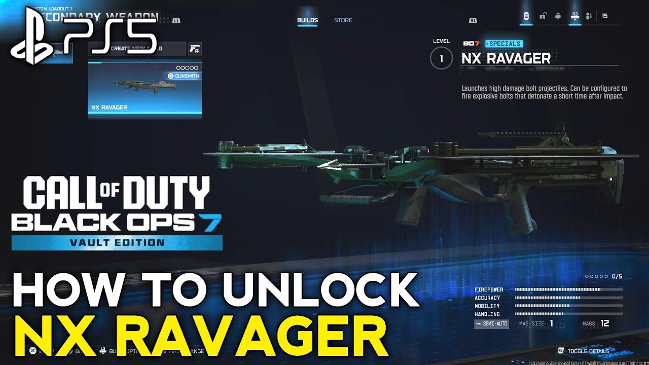 How to Unlock Special NX Ravager BO7 NX Ravager Unlock | BO7 How to Get NX Ravager | BO7 NX Ravager