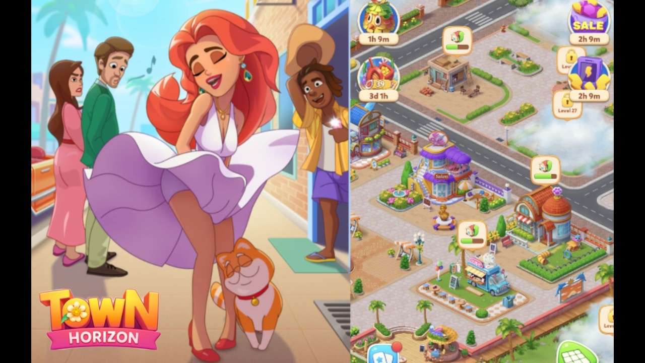 Town Horizon: Merge It 👗 Level 20  Part 16  #merge 