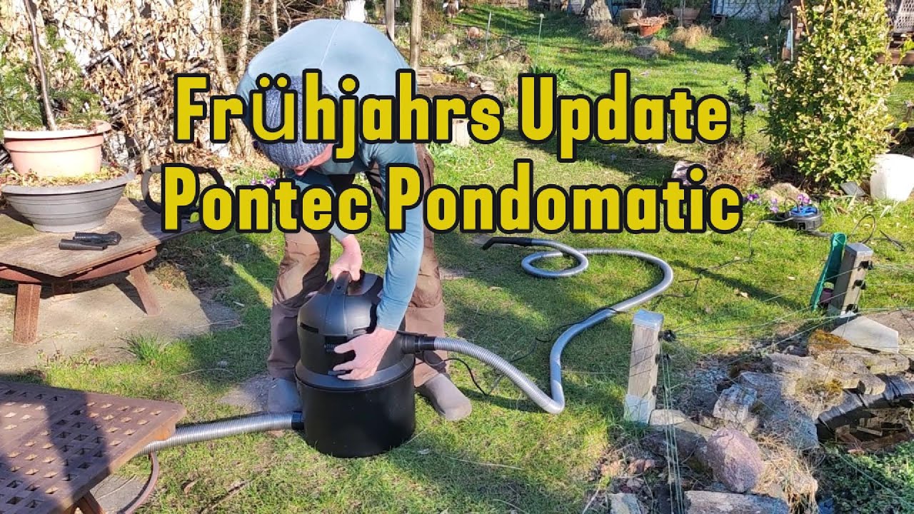 Schlammsauger Update im Fr&uuml;hjahr / Pontec Pondomatic