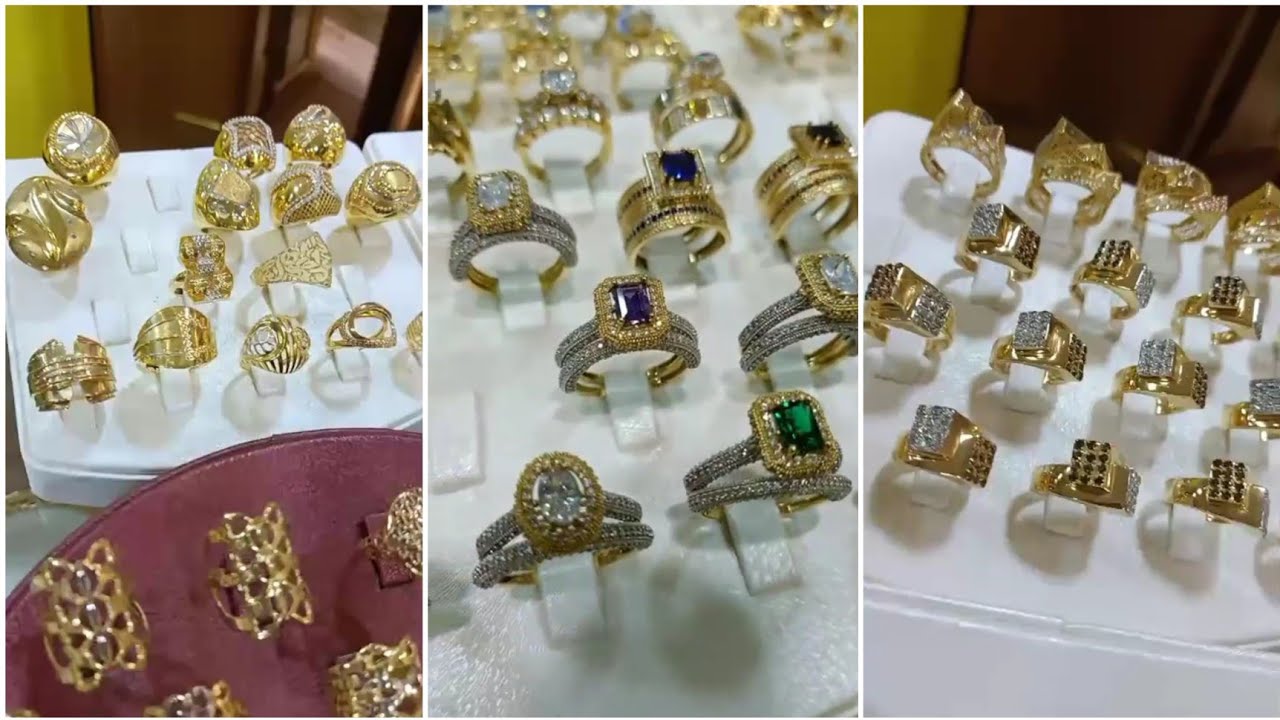 مجوهرات جلاوي جميع أنواع الخواتم الذهب في الجزائر