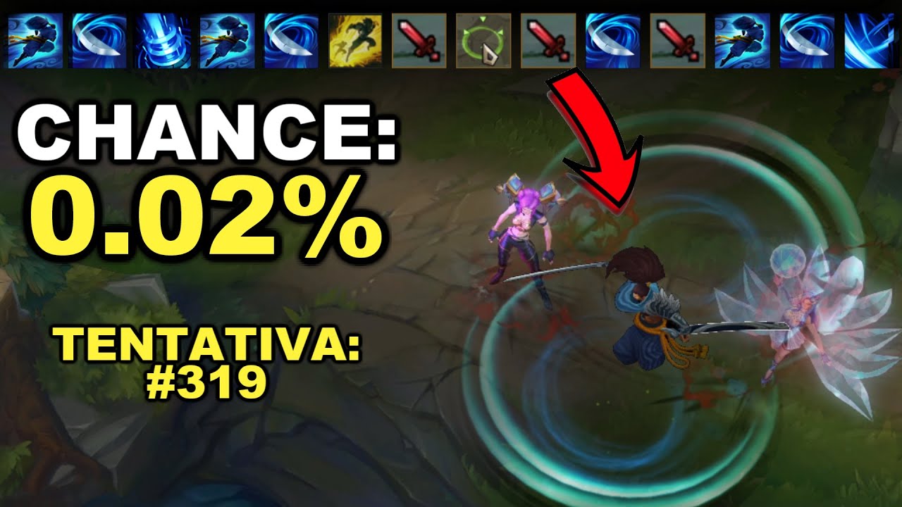 como eu atingi o limite humano dos combos com yasuo e acertei um combo impossivel