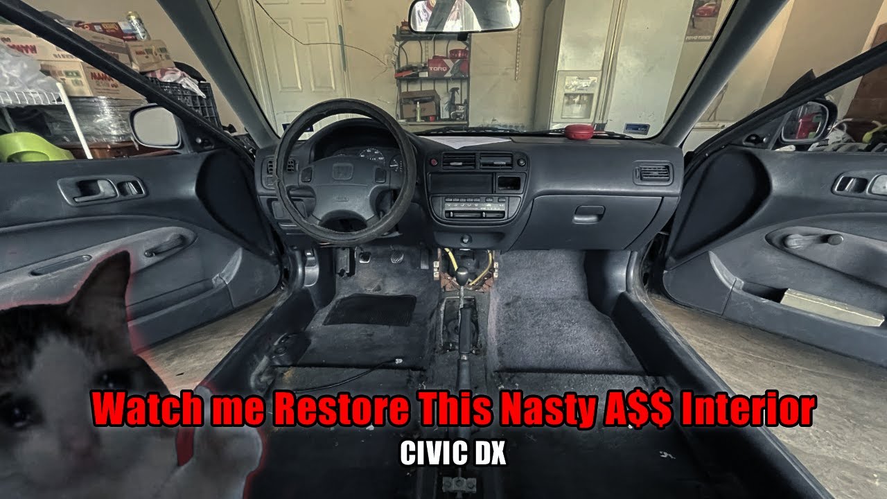 Attempting To Restore My Interior In The Civic For $35
