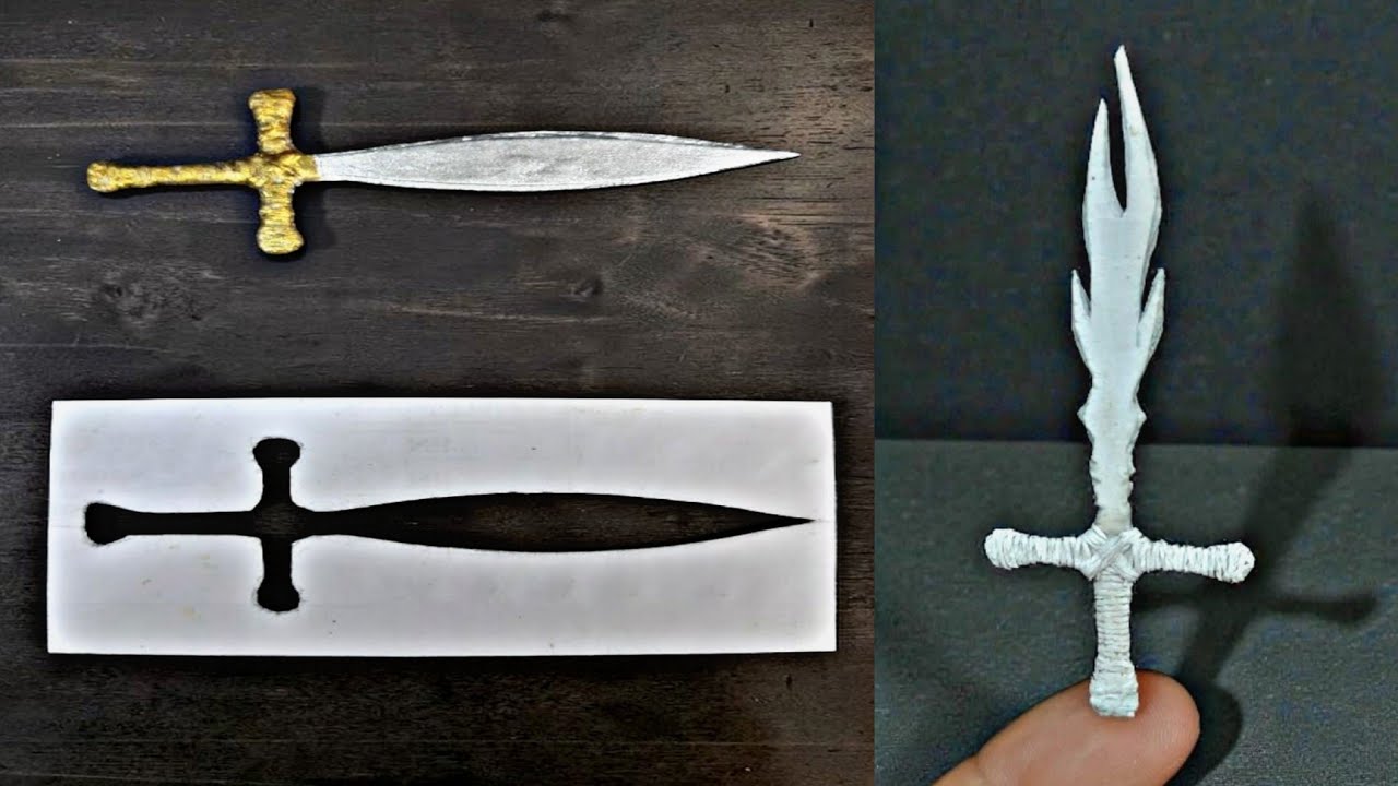  Paper DIY miniature sword | Art Ideas To Do When You’re Bored 