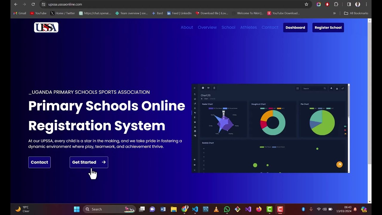 UPSSA School Registration form