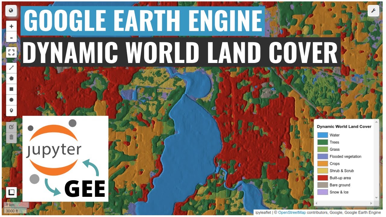 GEE Tutorial 114 - How to create near real-time global 10-m land cover maps with Dynamic World