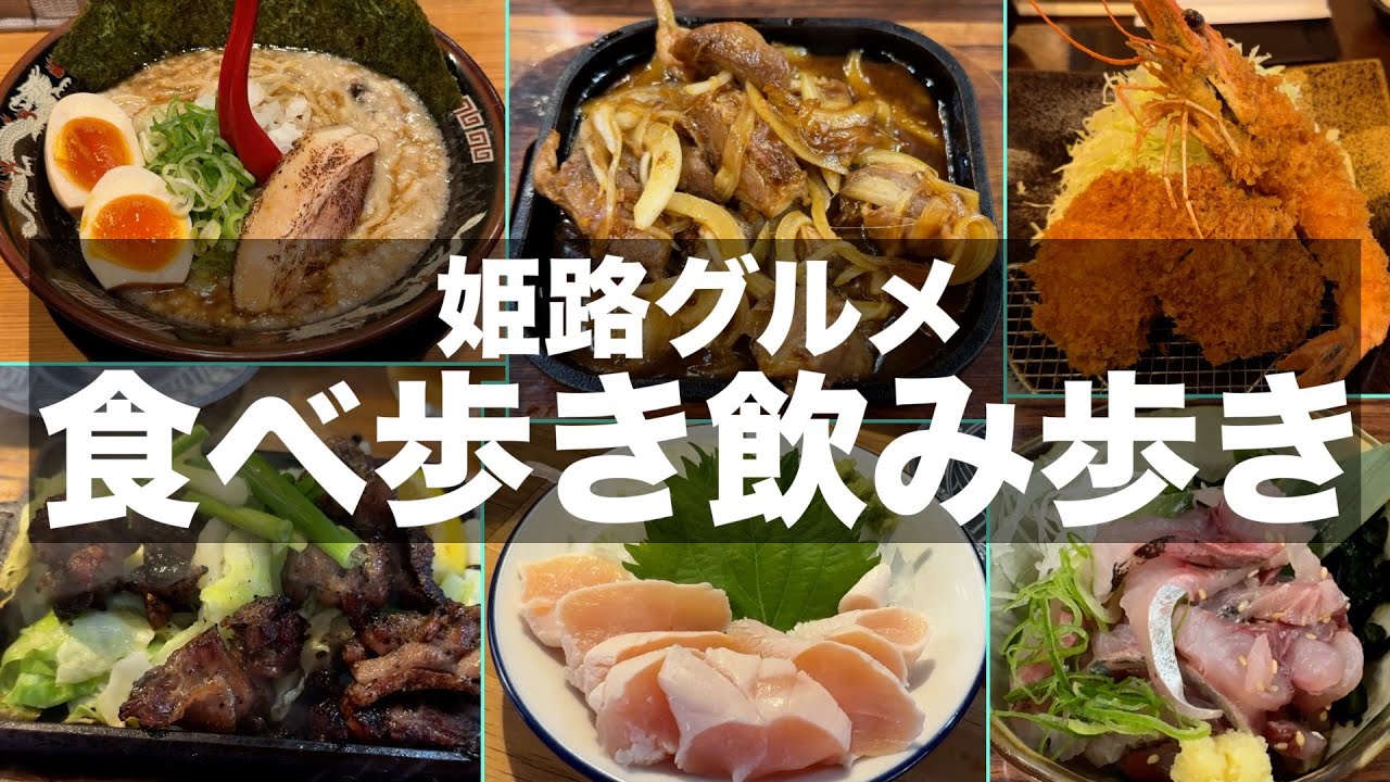 【姫路グルメ】1泊2日で姫路駅周辺の人気店で食べ歩き飲み歩きを楽しんできました｜旅vlog【Himeji gourmet trip】