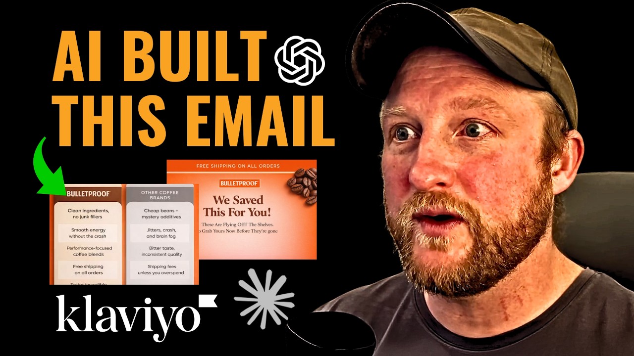 AI Builds A Full Shopify Email Flow in Minutes (Klaviyo)