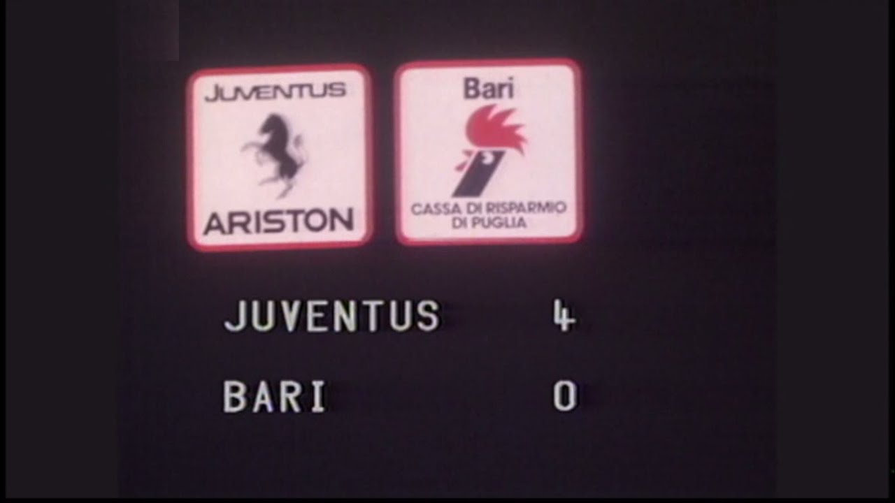 Juventus - Bari 4-0 (20.10.1985) 7a Andata Serie A.