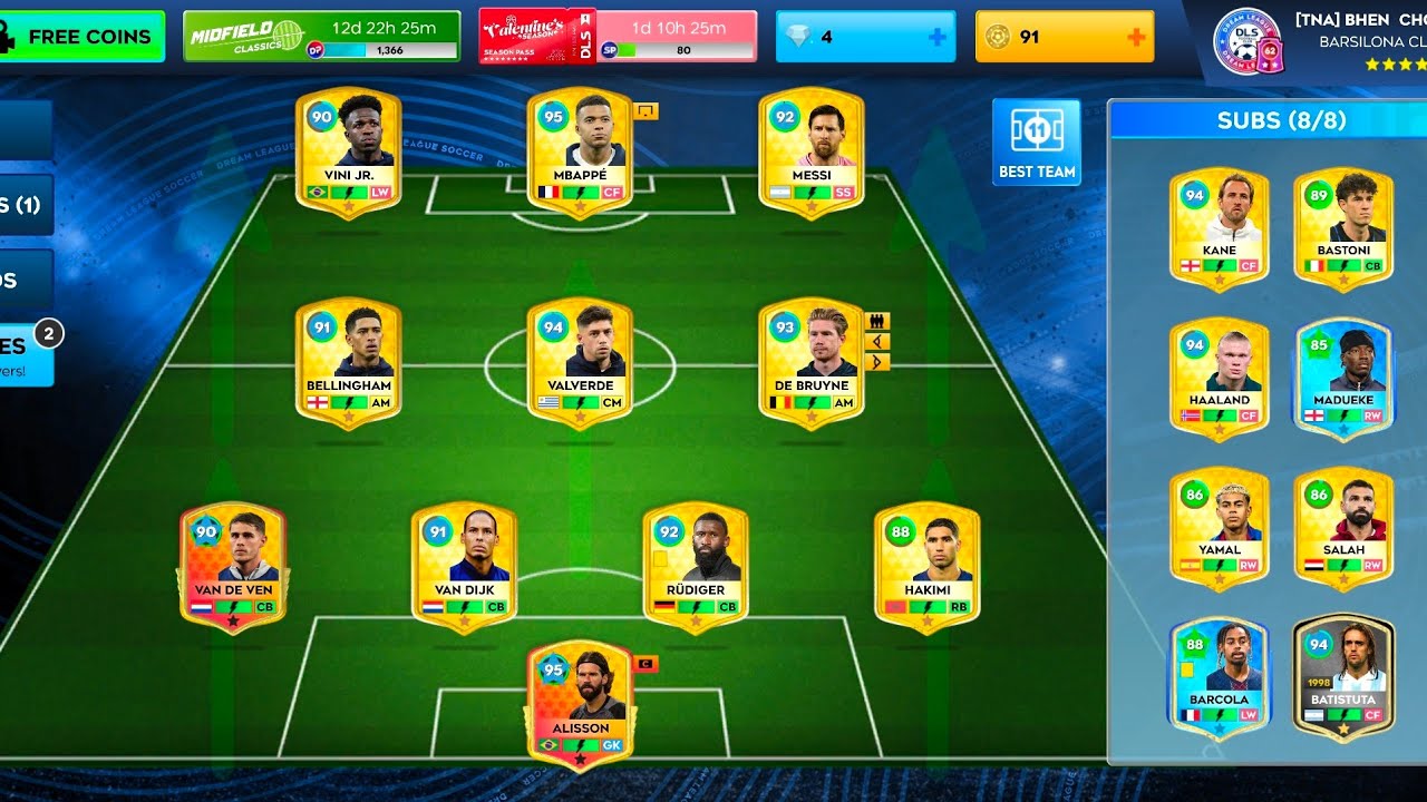 “Dream League Soccer LIVE ⚽ Road to Champion! Aaj lagatar goals!”