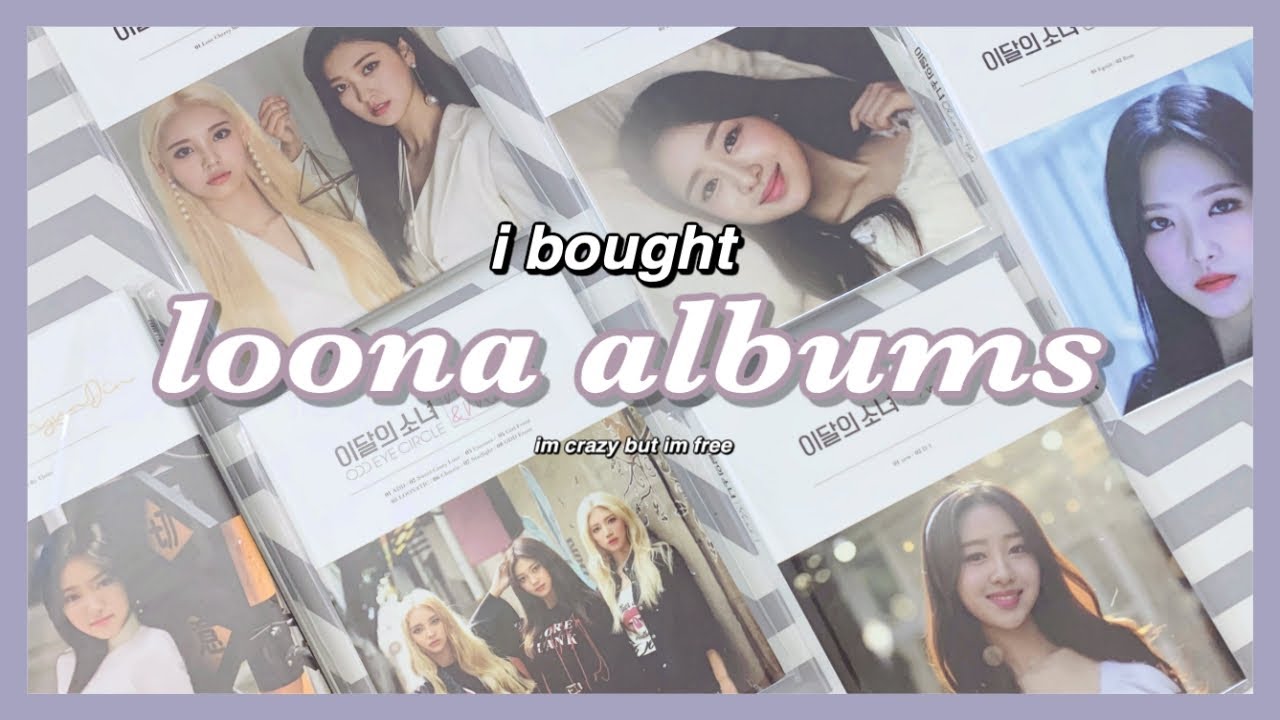 ☾ starting my loona album collection ☽ solo & unit album haul!