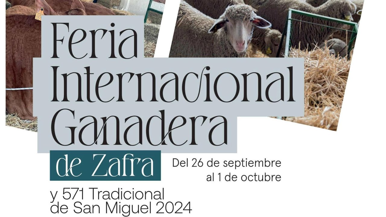 INAUGURACIÓN FERIA INTERNACIONAL GANADERA DE ZAFRA 2024.