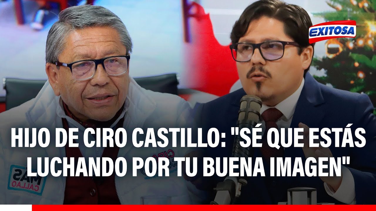Ciro Castillo PRÓFUGO: Hijo del gobernador niega haberse comunicado con él tras orden de arresto