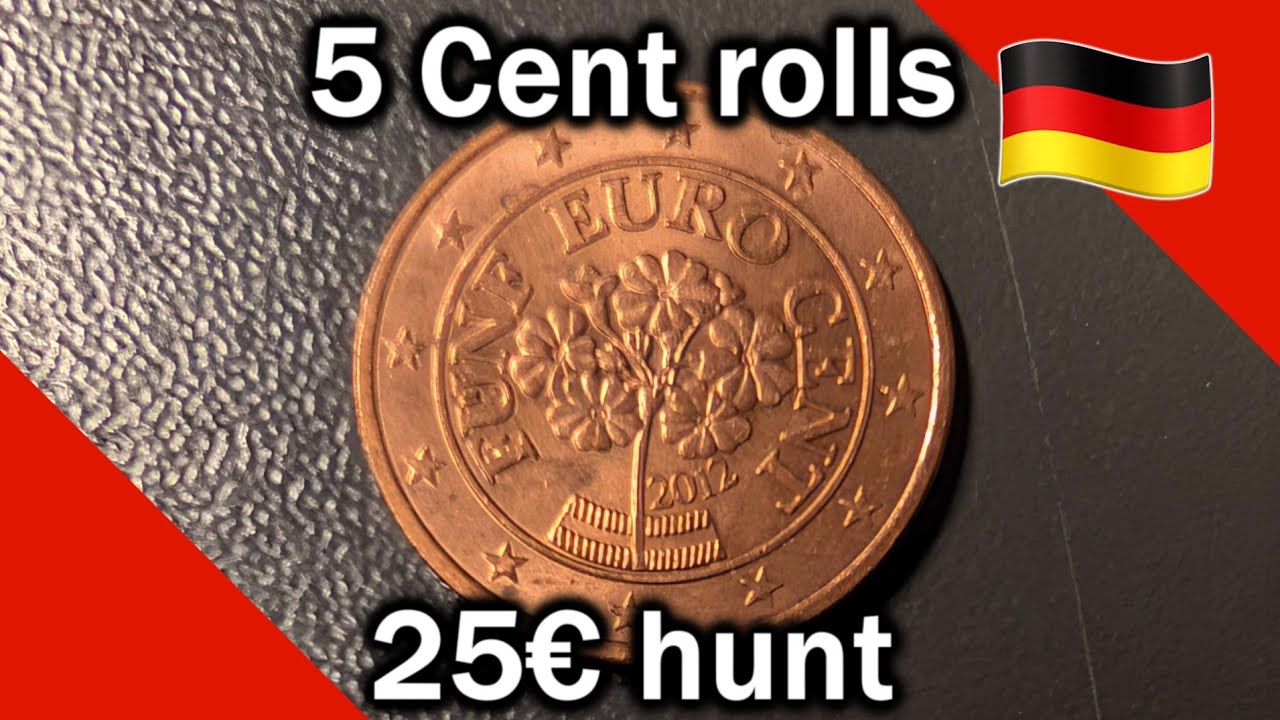 Big 5 Cent Coin Hunt with 10x German Rolls (25€ hunt)