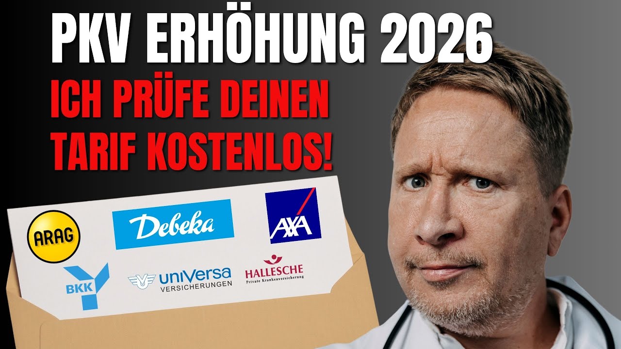 PKV Erh&ouml;hung 2026 - Ich pr&uuml;fe DEINEN Tarif kostenlos!