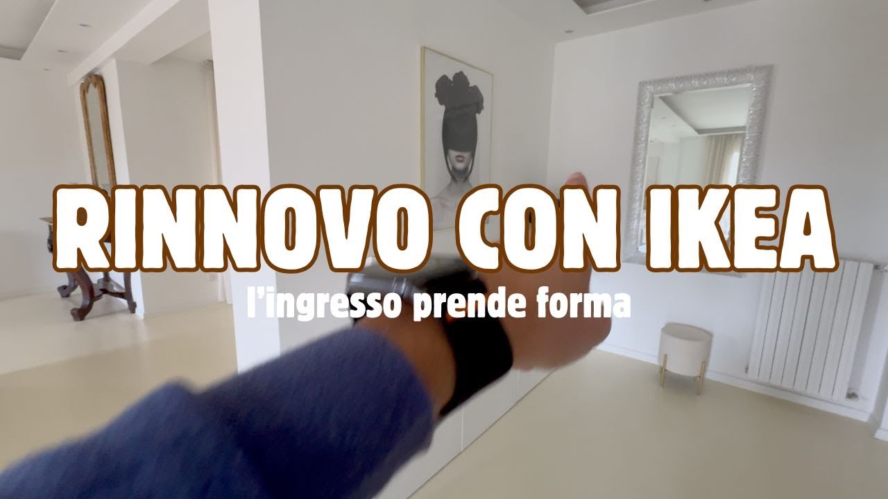 RINNOVO CON IKEA - L'ingresso prende forma🏠